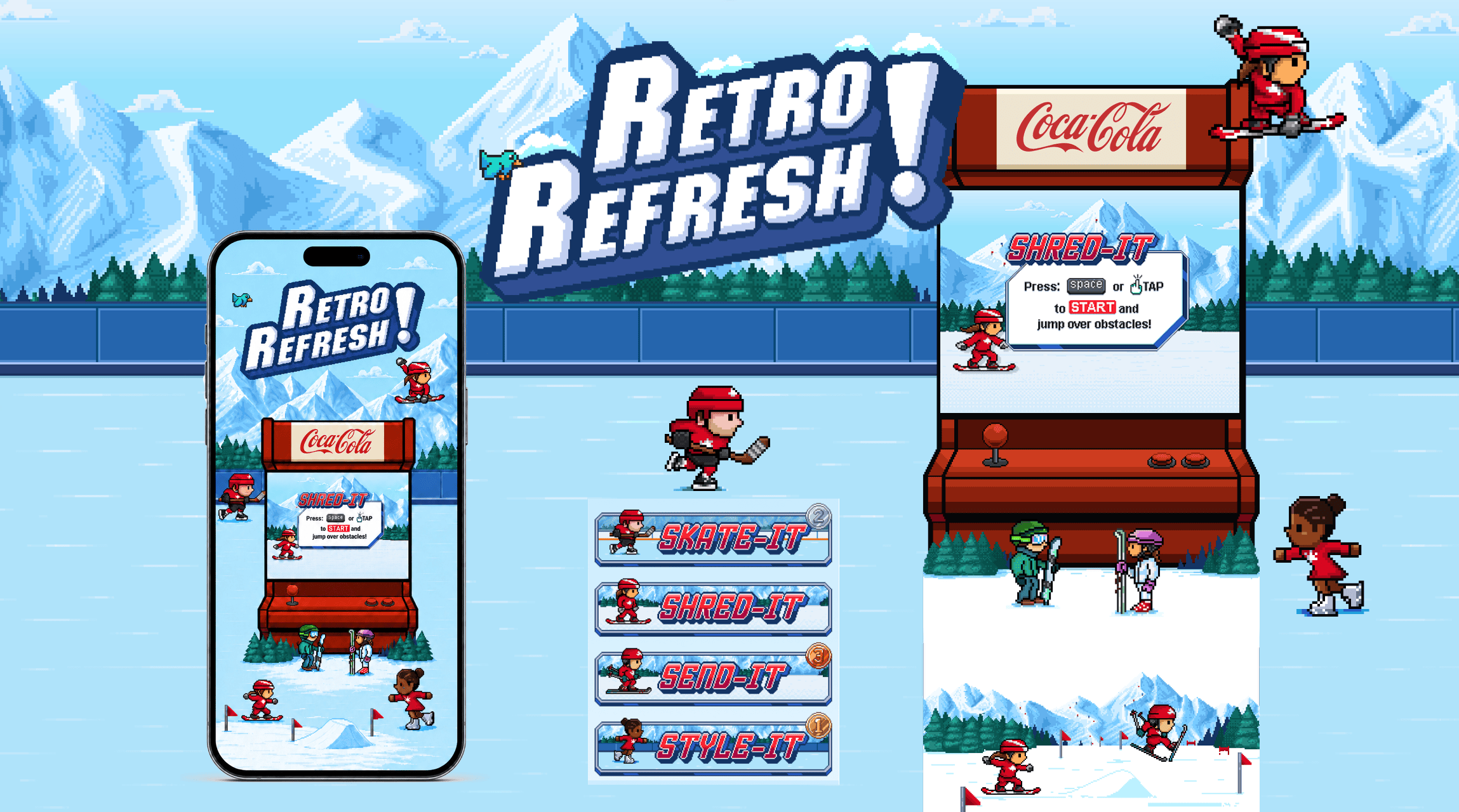 Coca-Cola + Olympic Winter Games Retro Refresh